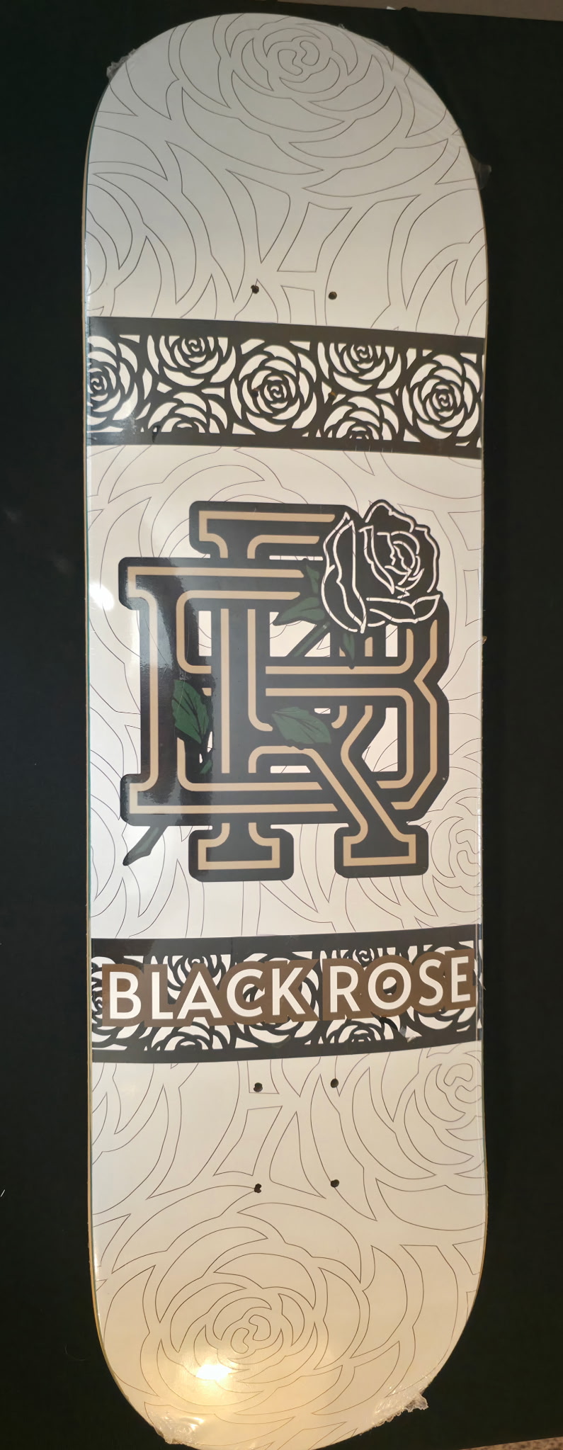 Black Rose Monogram Deck 8.5" - Image 4