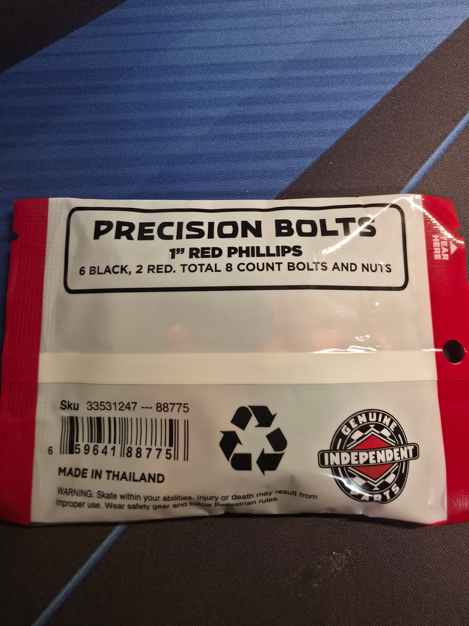 Independent Black/Red 1in Phillips Hardware - Image 5