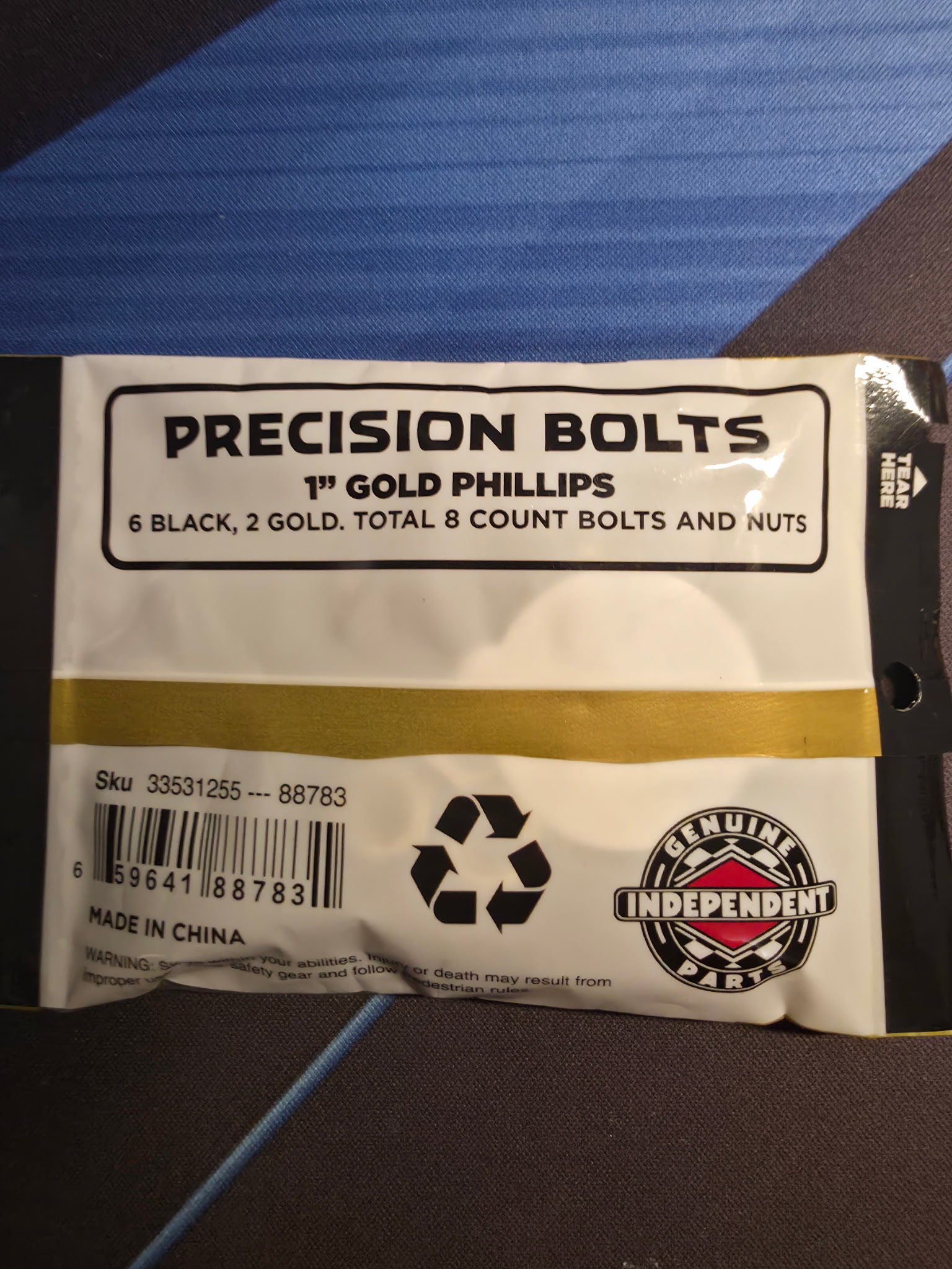 Independent Black/Gold 1in Phillips Hardware - Image 5